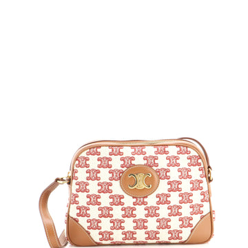 Celine Camera Bag Triomphe Canvas Small