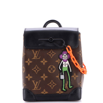 Louis Vuitton Steamer Bag Monogram Canvas with LV Friends Patch XS