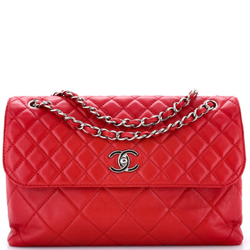 Chanel In The Business Flap Bag Quilted Calfskin Maxi