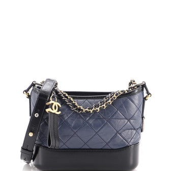 Chanel Gabrielle Hobo Quilted Aged Calfskin Small