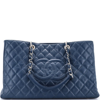 Chanel Grand Shopping Tote Quilted Caviar XL