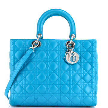 Christian Dior Lady Dior Bag Cannage Quilt Lambskin Large