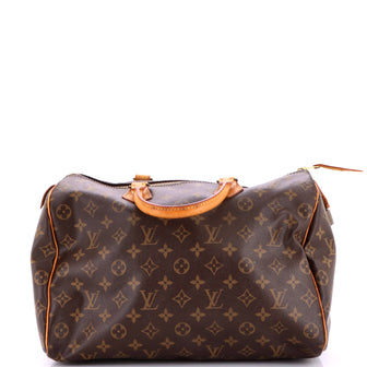 Louis Vuitton Speedy Handbag Monogram Canvas 35