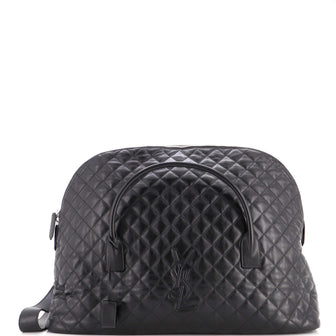 Saint Laurent ES Giant Travel Bag Quilted Leather