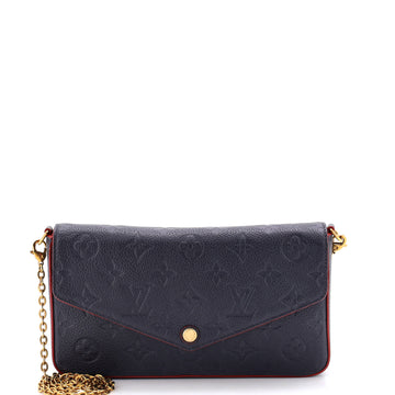 Louis Vuitton Felicie Pochette Monogram Empreinte Leather