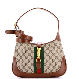 Gucci Jackie 1961 Hobo GG Coated Canvas Small
