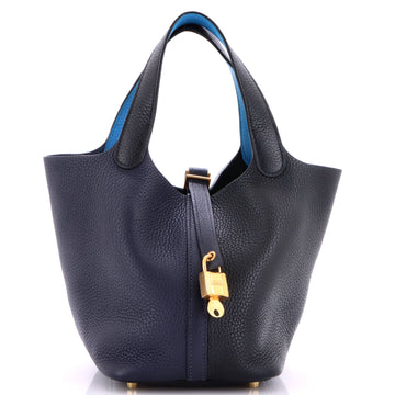 Hermes Casaque Picotin Lock Bag Clemence PM