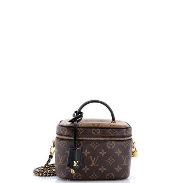 Louis Vuitton Vanity Handbag Reverse Monogram Canvas PM