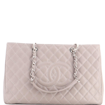 Chanel Grand Shopping Tote Quilted Caviar XL