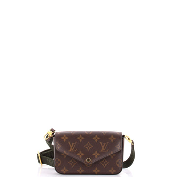 Louis Vuitton Felicie Strap & Go Handbag Monogram Canvas