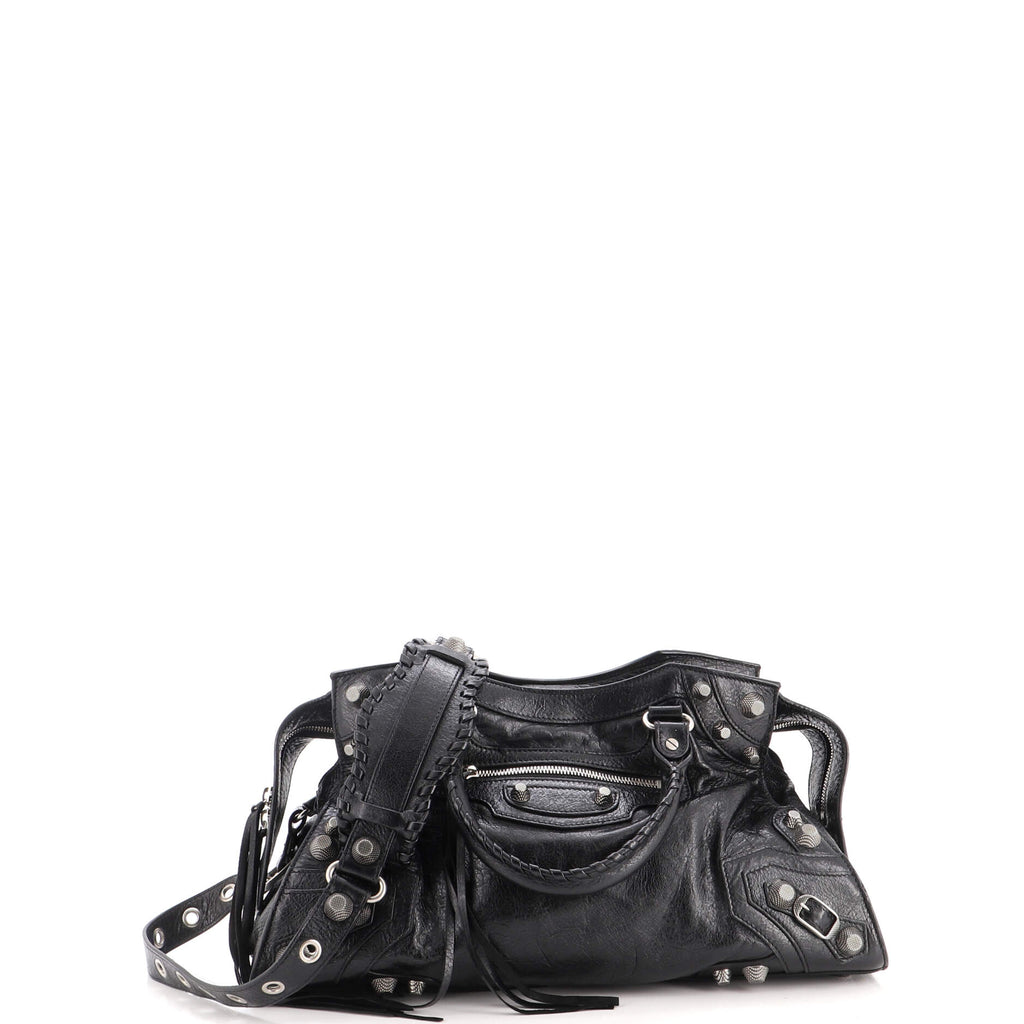 Balenciaga Neo Cagole City Bag Leather Medium Black 4440001