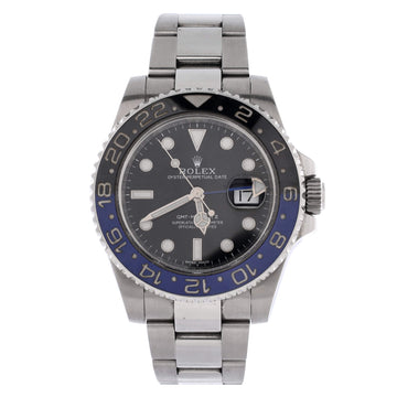 Rolex Oyster Perpetual Date GMT-Master II Batman Automatic Watch Stainless Steel and Cerachrom 40