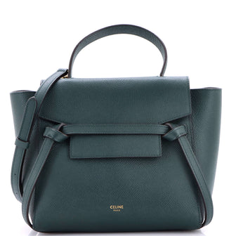 Celine Belt Bag Textured Leather Nano