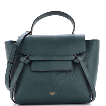 Celine Belt Bag Textured Leather Nano