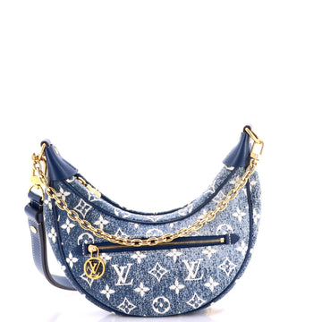 Louis Vuitton Loop Handbag Monogram Jacquard Denim