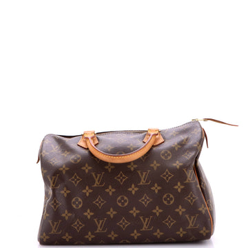 Louis Vuitton Speedy Handbag Monogram Canvas 30
