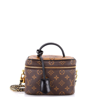 Louis Vuitton Vanity Handbag Reverse Monogram Canvas PM