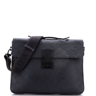 Louis Vuitton S Lock Briefcase Monogram Taurillon Leather