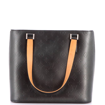 Louis Vuitton Mat Stockton Handbag Monogram Vernis