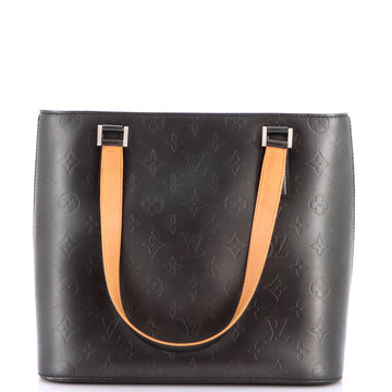 Louis Vuitton Mat Stockton Handbag Monogram Vernis