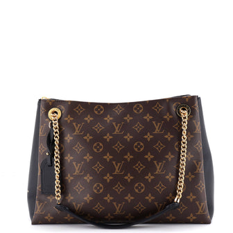 Louis Vuitton Surene Handbag Monogram Canvas with Leather MM