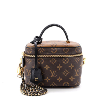 Louis Vuitton Vanity Handbag Reverse Monogram Canvas PM