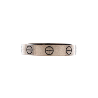 Cartier Love Wedding Band Ring 18K White Gold