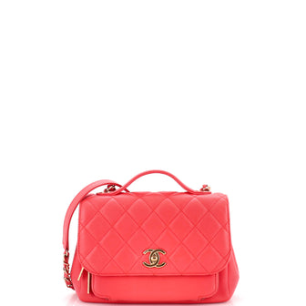 Chanel Business Affinity Flap Bag Quilted Caviar Small