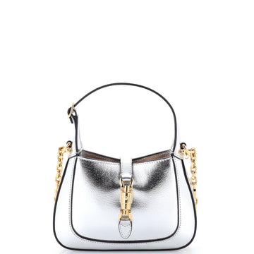 Gucci Jackie 1961 Chain Hobo Leather Mini