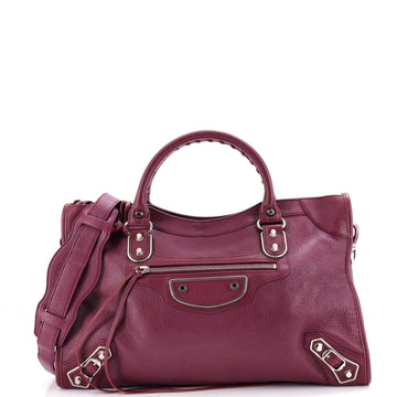 Balenciaga City Classic Metallic Edge Bag Leather Medium