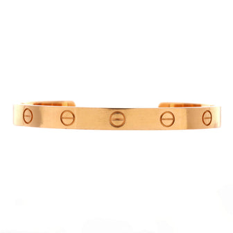 Cartier Love Cuff Bracelet 18K Rose Gold