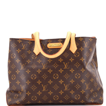Louis Vuitton Wilshire Handbag Monogram Canvas MM