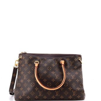 Louis Vuitton Pallas Tote Monogram Canvas with Leather