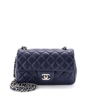Chanel Classic Single Flap Bag Quilted Lambskin Mini