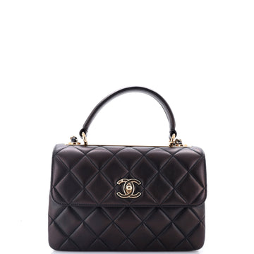 Chanel Trendy CC Top Handle Bag Quilted Lambskin Small