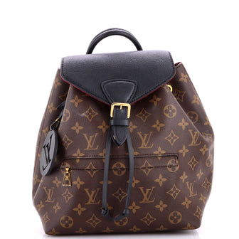 Louis Vuitton Montsouris NM Backpack Monogram Canvas with Leather PM