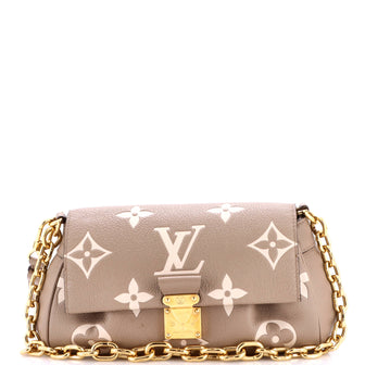 Louis Vuitton Favorite NM Handbag Bicolor Monogram Empreinte Giant