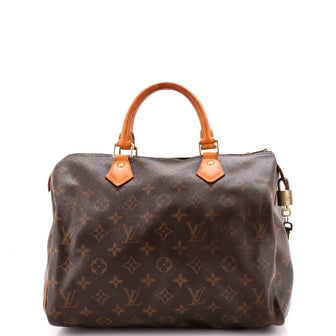 Louis Vuitton Speedy Handbag Monogram Canvas 30