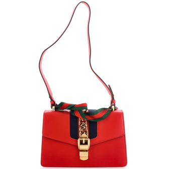 Gucci Sylvie Shoulder Bag Leather Small