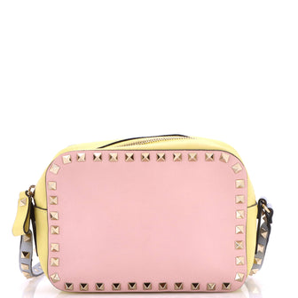 Valentino Garavani Rockstud Camera Crossbody Bag Leather