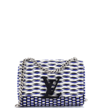 Louis Vuitton Chain Louise Smoke Clutch Quilted Leather