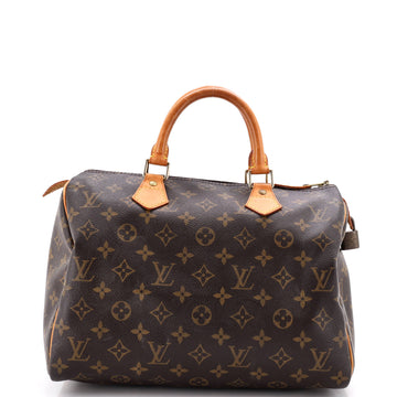 Louis Vuitton Speedy Handbag Monogram Canvas 30