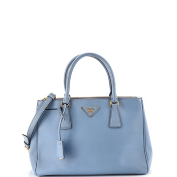 Prada Double Zip Lux Tote Saffiano Leather Small