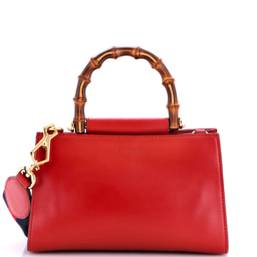 Gucci Nymphaea Top Handle Bag Leather Mini