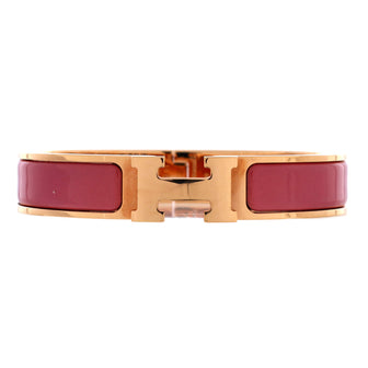 Hermes Clic H Bracelet Enamel Narrow