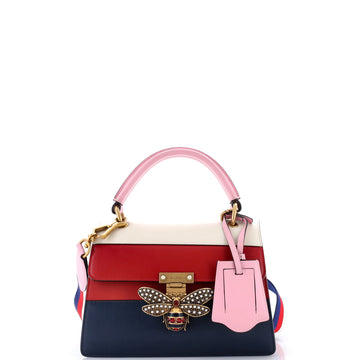 Gucci Queen Margaret Top Handle Bag Colorblock Leather Small