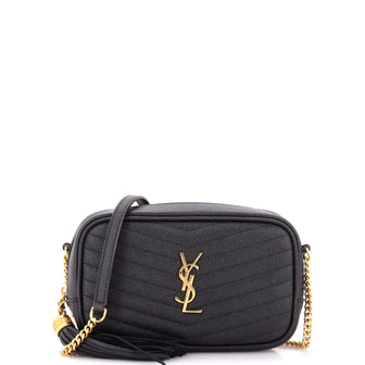 Saint Laurent Lou Camera Bag Matelasse Chevron Leather Mini