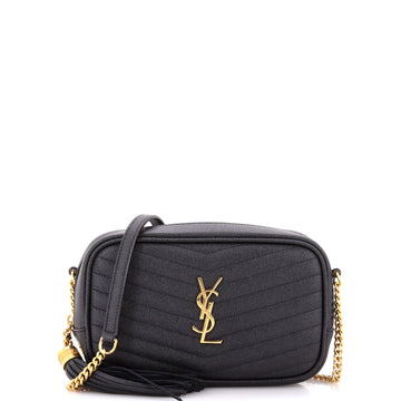Saint Laurent Lou Camera Bag Matelasse Chevron Leather Mini