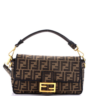 Fendi Baguette NM Bag Zucca Canvas Medium