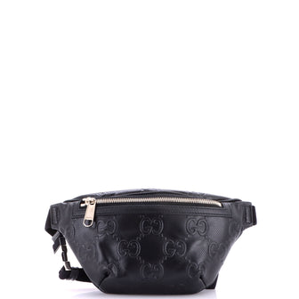Gucci Belt Bag GG Embossed Perforated Leather Small